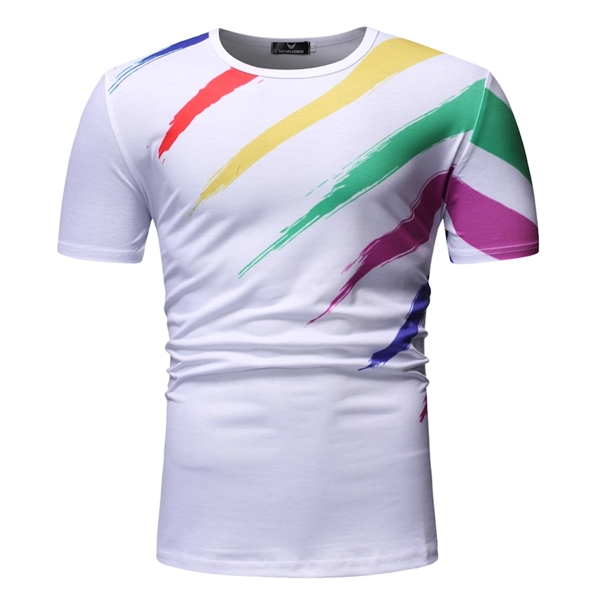 Men's T-Shirt Short Sleeve - Men's T-Shirt Short Sleeve - Image 7 of 9