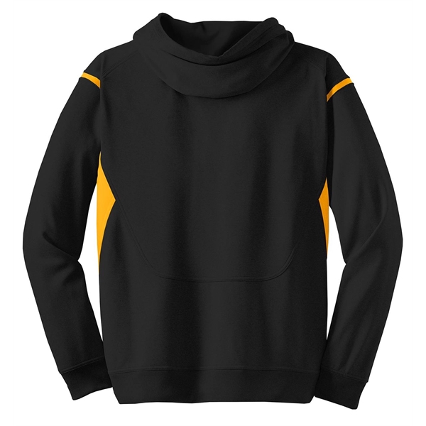 Sport-Tek Tech Fleece Colorblock Hooded Sweatshirt. - Sport-Tek Tech Fleece Colorblock Hooded Sweatshirt. - Image 29 of 34