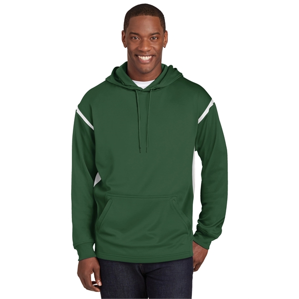 Sport-Tek Tech Fleece Colorblock Hooded Sweatshirt. - Sport-Tek Tech Fleece Colorblock Hooded Sweatshirt. - Image 30 of 34