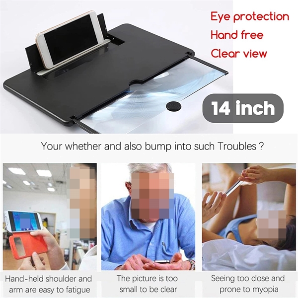 Screen Magnifier Stand 14 Inch 3D Foldable Amplifier - Screen Magnifier Stand 14 Inch 3D Foldable Amplifier - Image 1 of 6