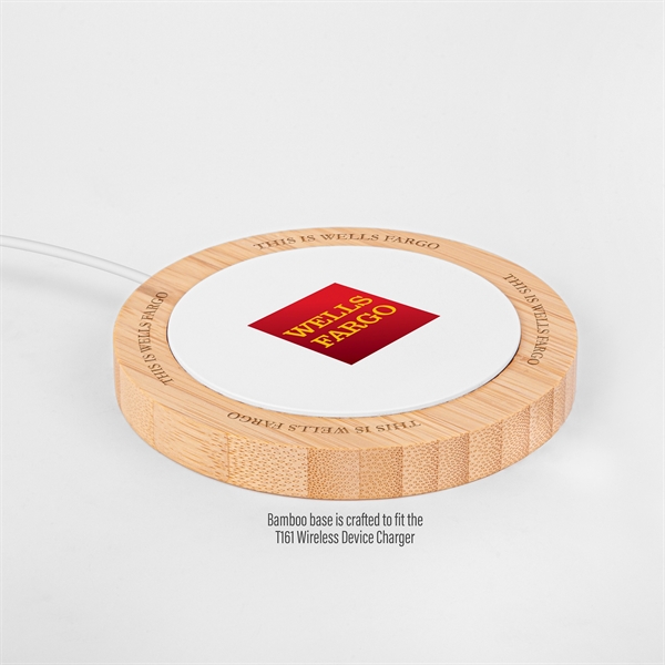 The Shreveport Wireless Charger and Bamboo Base - The Shreveport Wireless Charger and Bamboo Base - Image 1 of 5