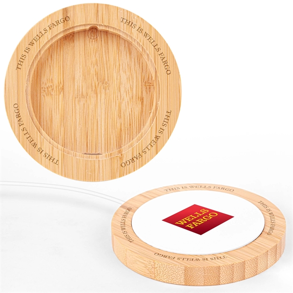 The Shreveport Wireless Charger and Bamboo Base - The Shreveport Wireless Charger and Bamboo Base - Image 2 of 5