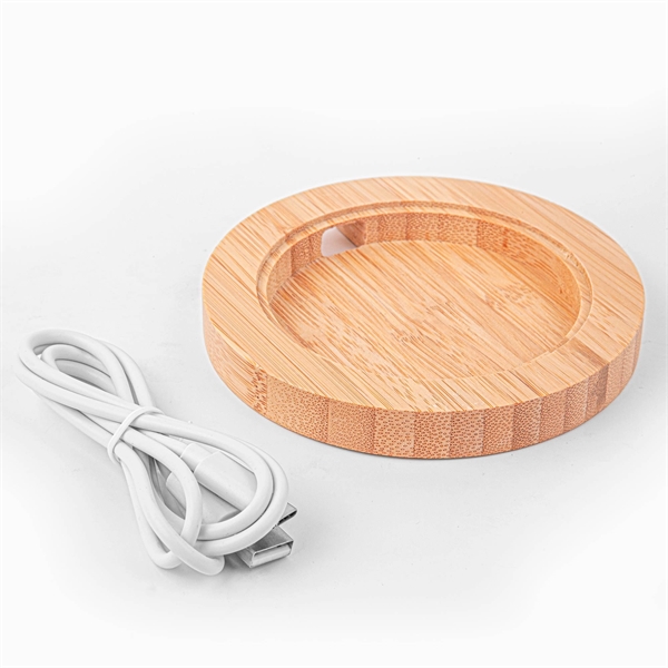 The Shreveport Wireless Charger and Bamboo Base - The Shreveport Wireless Charger and Bamboo Base - Image 4 of 5
