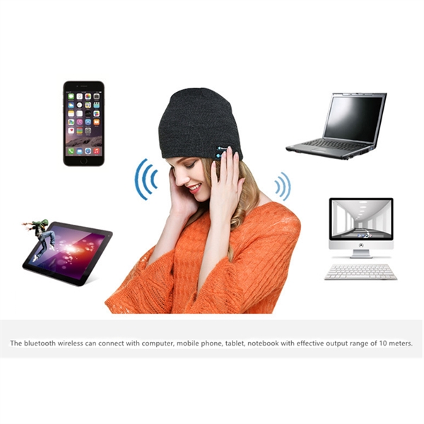 Bluetooth Headphone Beanie - Bluetooth Headphone Beanie - Image 4 of 4