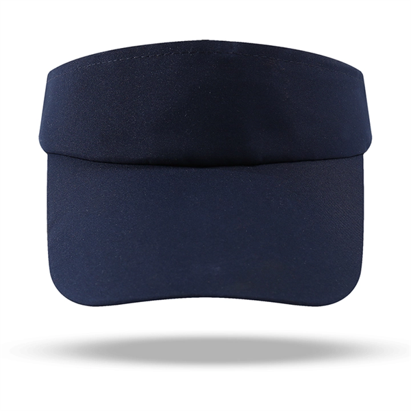 Polyester Sun Visors w/ Curved Bill & Adjustable Hook & Loop - Polyester Sun Visors w/ Curved Bill & Adjustable Hook & Loop - Image 2 of 7
