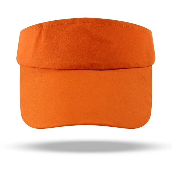 Polyester Sun Visors w/ Curved Bill & Adjustable Hook & Loop - Polyester Sun Visors w/ Curved Bill & Adjustable Hook & Loop - Image 3 of 7
