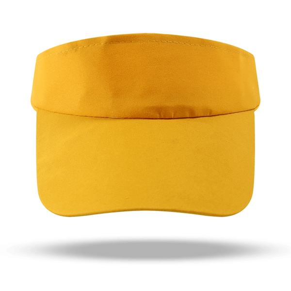 Polyester Sun Visors w/ Curved Bill & Adjustable Hook & Loop - Polyester Sun Visors w/ Curved Bill & Adjustable Hook & Loop - Image 7 of 7