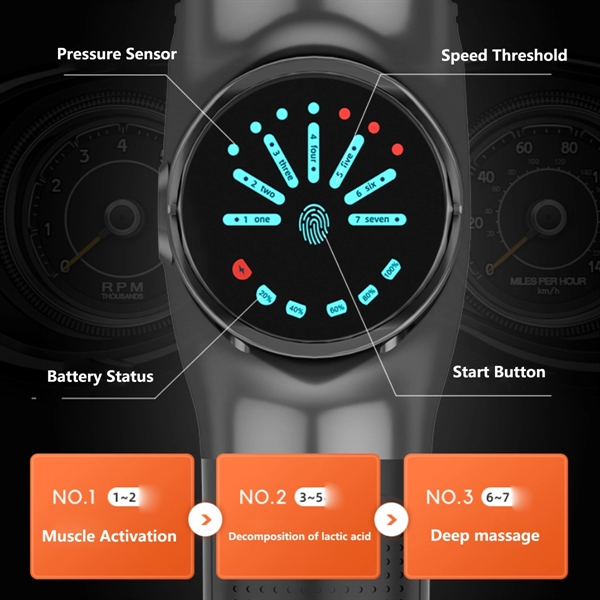 Massage Gun Deep Tissue Percussion Muscle Massager - Massage Gun Deep Tissue Percussion Muscle Massager - Image 2 of 2