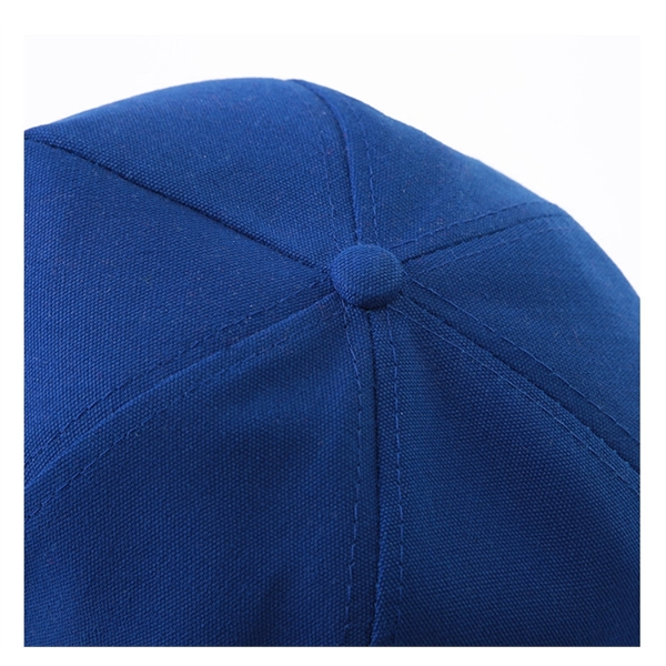 Poly-Canvas Structured 5 Panel Caps w/ Metal Tuck in Buckle - Poly-Canvas Structured 5 Panel Caps w/ Metal Tuck in Buckle - Image 3 of 9