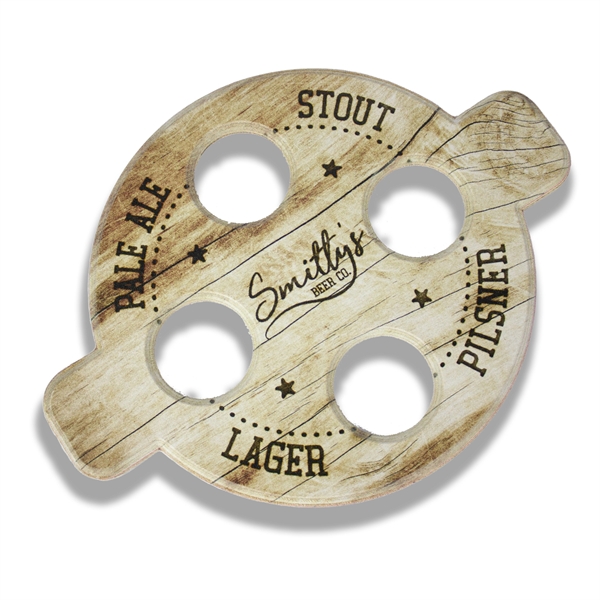 Wood Flight Tray (Circular) - Wood Flight Tray (Circular) - Image 0 of 1