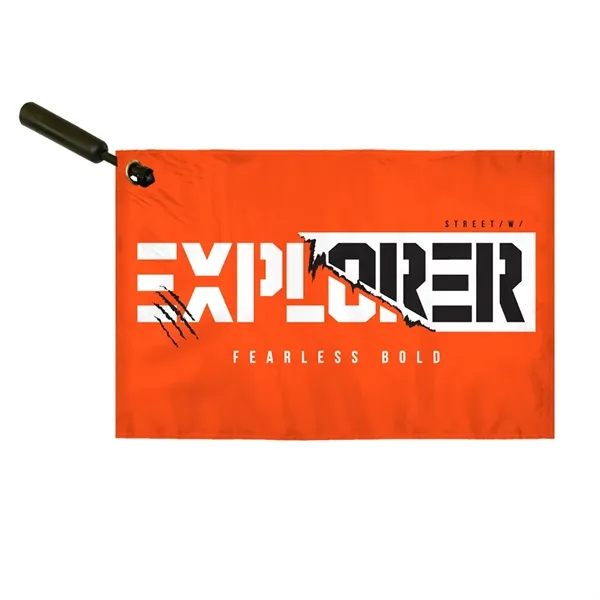 Screen Sublimation 1 Ply Swirler Flag 12" x 18" W-Poly - Screen Sublimation 1 Ply Swirler Flag 12" x 18" W-Poly - Image 0 of 0