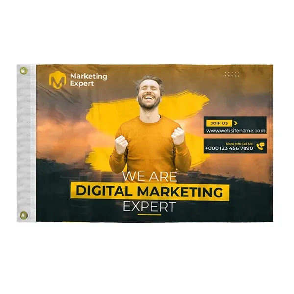 Custom Digital Print Flag 12" x 18" E-Poly - Custom Digital Print Flag 12" x 18" E-Poly - Image 0 of 0