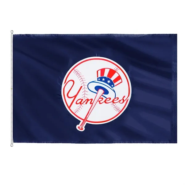 Applique & Embroidered Flag 10' x 15' Nylon - Applique & Embroidered Flag 10' x 15' Nylon - Image 1 of 4