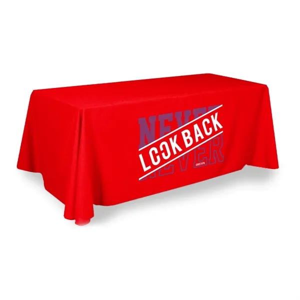 72" x 132" Custom Plastic Rectangular Table Cover - 72" x 132" Custom Plastic Rectangular Table Cover - Image 0 of 0