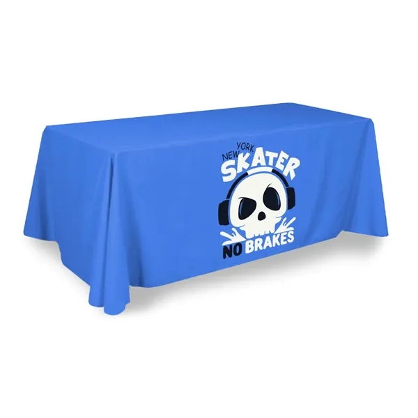 10' x 6.5' Custom Plastic Rectangular Table Cover - 10' x 6.5' Custom Plastic Rectangular Table Cover - Image 0 of 0