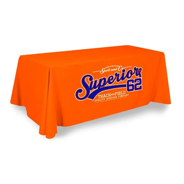 8' x 6.5' Custom Plastic Rectangular Table Cover - 8' x 6.5' Custom Plastic Rectangular Table Cover - Image 0 of 0