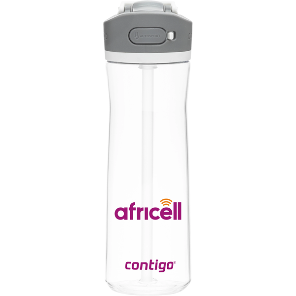 24 oz Contigo Ashland 2.0 Single Wall Plastic Bottle w/Straw - 24 oz Contigo Ashland 2.0 Single Wall Plastic Bottle w/Straw - Image 0 of 2