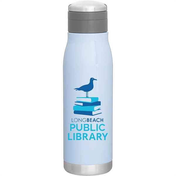 25 oz h2go Lumos Stainless Insulated Bottle with Handle - 25 oz h2go Lumos Stainless Insulated Bottle with Handle - Image 3 of 6