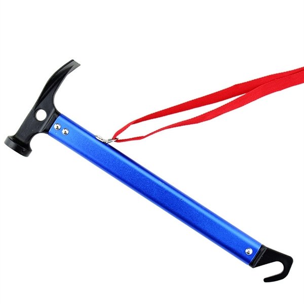 Aluminum Camping Hammer with Hook - Aluminum Camping Hammer with Hook - Image 0 of 4
