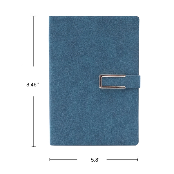 A5 Classic Journal Leather Writing Notebook with pen - A5 Classic Journal Leather Writing Notebook with pen - Image 2 of 2
