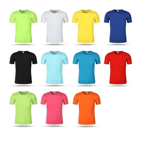 Mesh Moisture Wicking Quick Dry Active Short Sleeve T Shirts - Mesh Moisture Wicking Quick Dry Active Short Sleeve T Shirts - Image 9 of 12