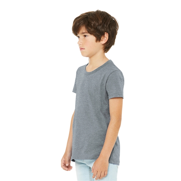 BELLA+CANVAS Youth Heather CVC Tee - BELLA+CANVAS Youth Heather CVC Tee - Image 4 of 88