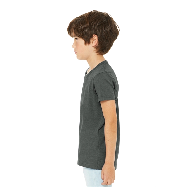 BELLA+CANVAS Youth Heather CVC Tee - BELLA+CANVAS Youth Heather CVC Tee - Image 17 of 88