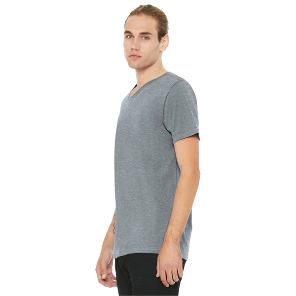 BELLA+CANVAS Unisex Heather CVC V-Neck Tee - BELLA+CANVAS Unisex Heather CVC V-Neck Tee - Image 4 of 58