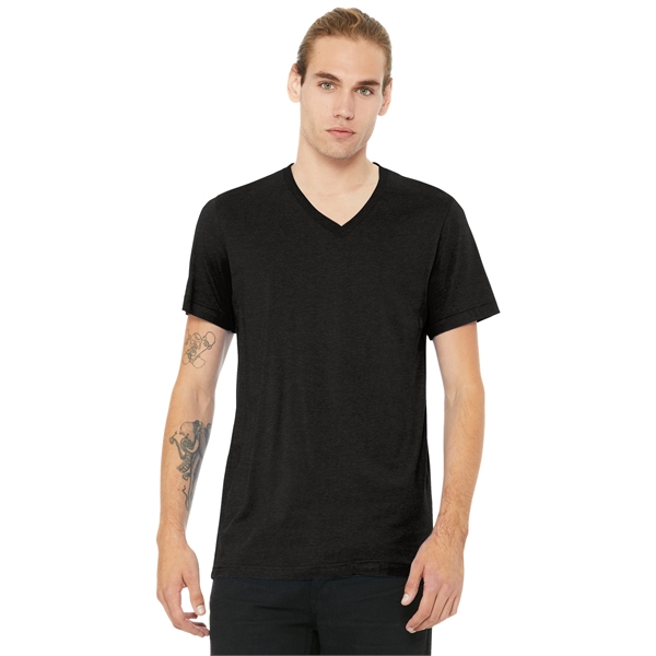 BELLA+CANVAS Unisex Heather CVC V-Neck Tee - BELLA+CANVAS Unisex Heather CVC V-Neck Tee - Image 5 of 58