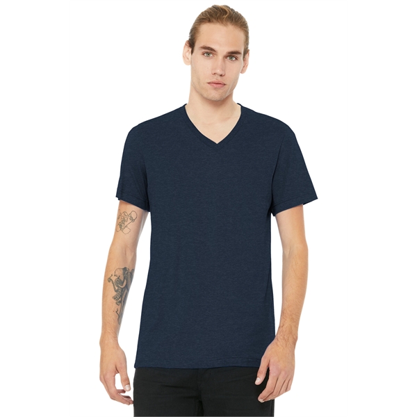 BELLA+CANVAS Unisex Heather CVC V-Neck Tee - BELLA+CANVAS Unisex Heather CVC V-Neck Tee - Image 30 of 58