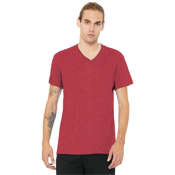 BELLA+CANVAS Unisex Heather CVC V-Neck Tee - BELLA+CANVAS Unisex Heather CVC V-Neck Tee - Image 35 of 58