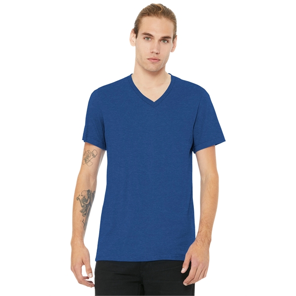 BELLA+CANVAS Unisex Heather CVC V-Neck Tee - BELLA+CANVAS Unisex Heather CVC V-Neck Tee - Image 45 of 58