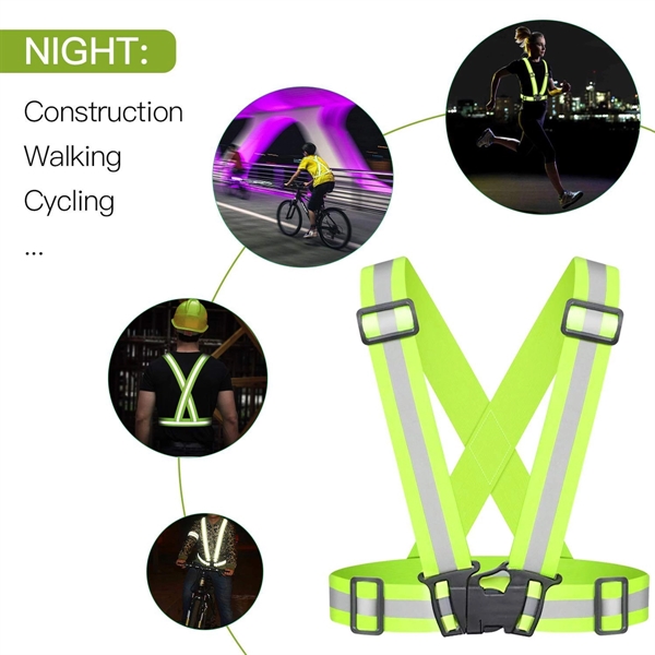 Safety Reflective Belt Vest - Safety Reflective Belt Vest - Image 1 of 2