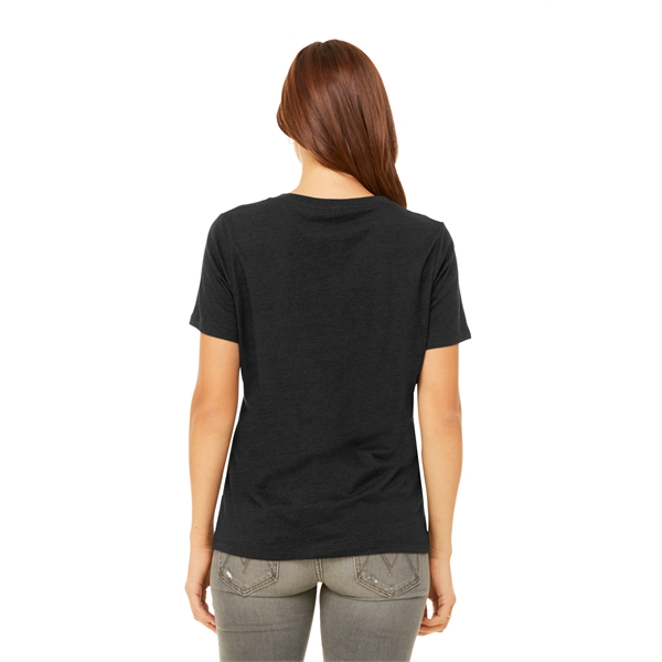BELLA+CANVAS Women's Relaxed Heather CVC V-Neck Tee - BELLA+CANVAS Women's Relaxed Heather CVC V-Neck Tee - Image 1 of 28