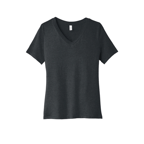 BELLA+CANVAS Women's Relaxed Heather CVC V-Neck Tee - BELLA+CANVAS Women's Relaxed Heather CVC V-Neck Tee - Image 8 of 28