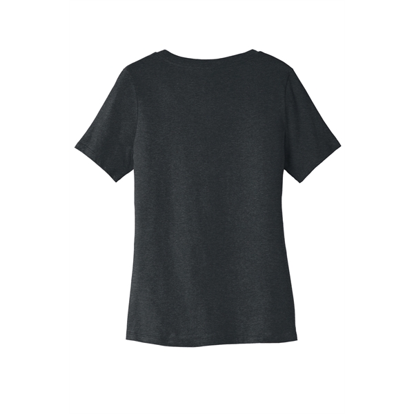 BELLA+CANVAS Women's Relaxed Heather CVC V-Neck Tee - BELLA+CANVAS Women's Relaxed Heather CVC V-Neck Tee - Image 9 of 28