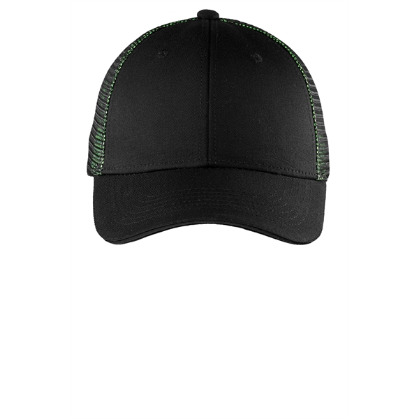 Port Authority Double Mesh Snapback Sandwich Bill Cap. - Port Authority Double Mesh Snapback Sandwich Bill Cap. - Image 8 of 9