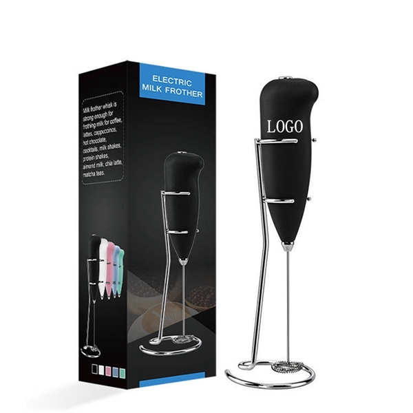 Handheld Milk Frother With Stand - Handheld Milk Frother With Stand - Image 0 of 3