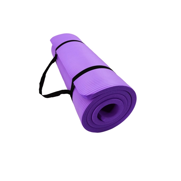 Yoga Mat Exercise Gym Fitness Equipment with Carrying Strap - Yoga Mat Exercise Gym Fitness Equipment with Carrying Strap - Image 3 of 4