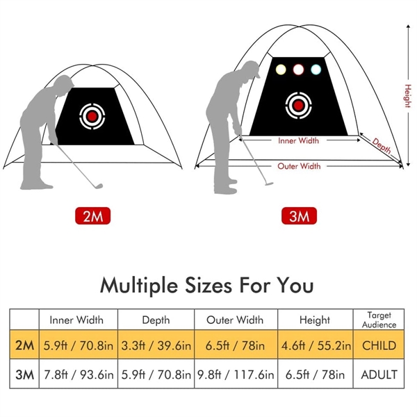 3.3ft Golf Practice Net - 3.3ft Golf Practice Net - Image 2 of 3