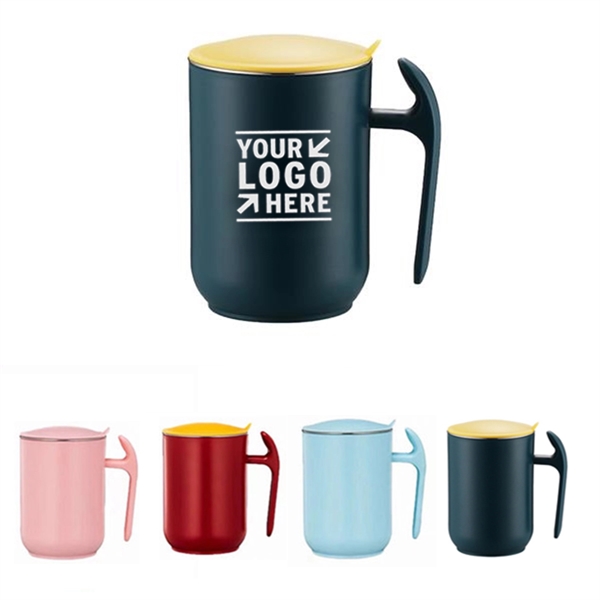 Tea Cup Wide Handle With Lids 18.5 Oz - Tea Cup Wide Handle With Lids 18.5 Oz - Image 0 of 3