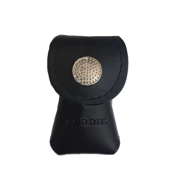 Leather Golf Ball Holder Set Plum Grove