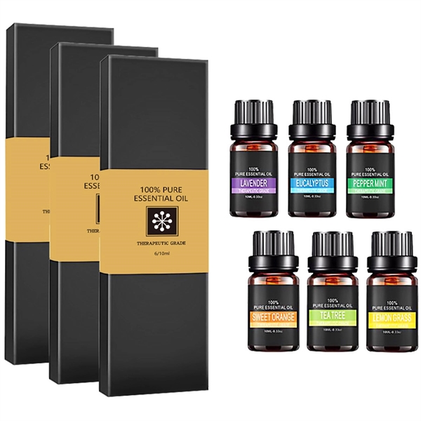 6Pcs Essential Oils Gift Set - 6Pcs Essential Oils Gift Set - Image 0 of 0