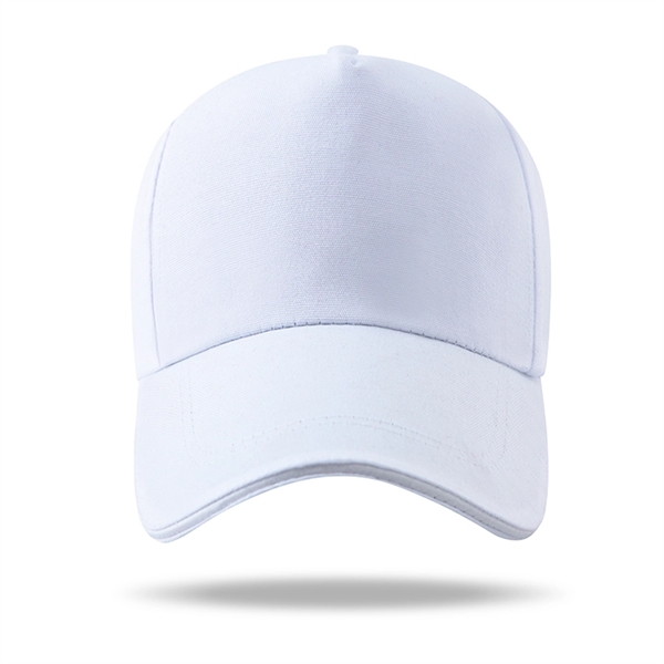 Poly-Canvas Structured 5 Panel Caps w/ Metal Tuck in Buckle - Poly-Canvas Structured 5 Panel Caps w/ Metal Tuck in Buckle - Image 9 of 9