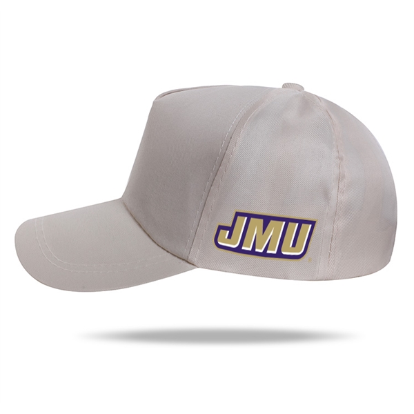 Polyester Structured 5 Panel Baseball Cap w/Plastic Snapback - Polyester Structured 5 Panel Baseball Cap w/Plastic Snapback - Image 2 of 21