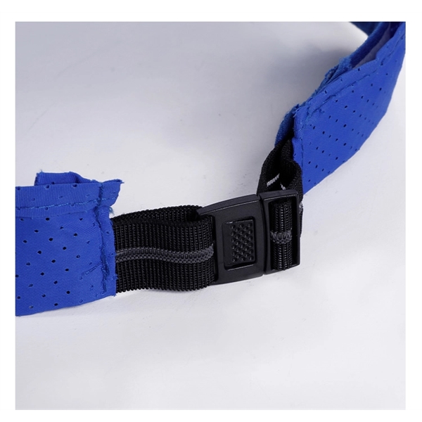 Quick Dry Lightweight Sporty Sun Visors w/ Plastic Buckle - Quick Dry Lightweight Sporty Sun Visors w/ Plastic Buckle - Image 3 of 11