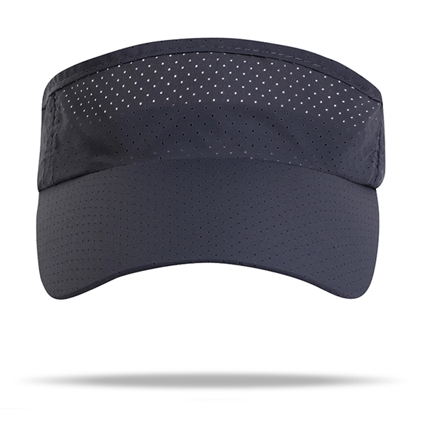 Quick Dry Lightweight Sporty Sun Visors w/ Plastic Buckle - Quick Dry Lightweight Sporty Sun Visors w/ Plastic Buckle - Image 7 of 11