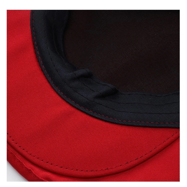 Polyester Unstructured Two-tone Scally Caps, Custom Golf Hat - Polyester Unstructured Two-tone Scally Caps, Custom Golf Hat - Image 2 of 14
