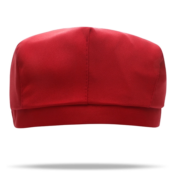 Polyester Unstructured Two-tone Scally Caps, Custom Golf Hat - Polyester Unstructured Two-tone Scally Caps, Custom Golf Hat - Image 4 of 14