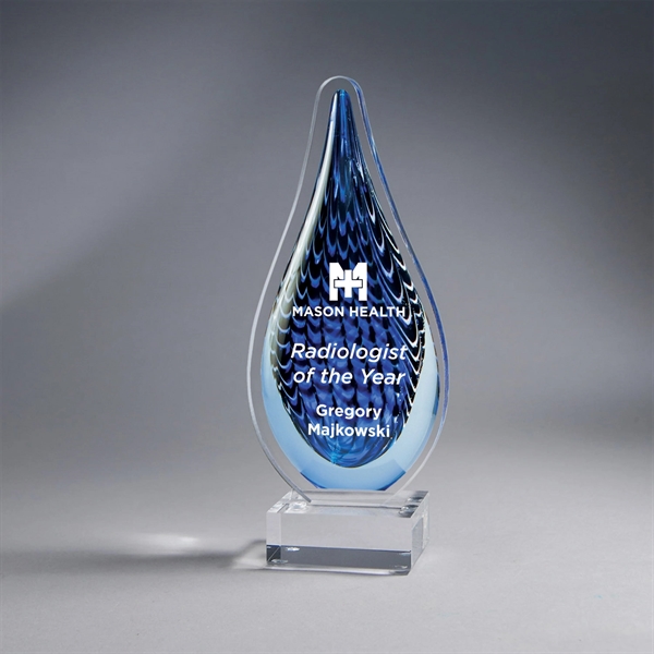 Blue Acrylic Color Drops, Med